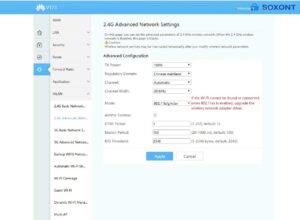 HUAWEI V173 XG PON10GEPON with firmware AX3000 2.4G screenshot