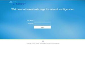 HUAWEI V175 XG PON10GEPON onu with WIFI 7 firmware login page screenshot