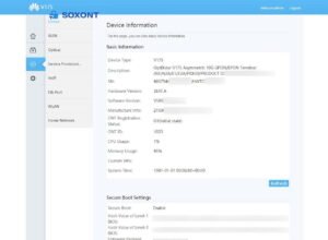 HUAWEI V175 XG PON12GEPON onu with WIFI 7 firmware of software version screenshot