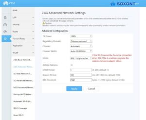 HUAWEI V152 Combo GPONXG PON with FW BE3600 WIFI 7 2.4G screenshot