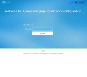 HUAWEI V152 Combo GPONXG PON with FW login page screenshot