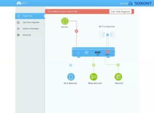 HUAWEI V173 XG PON10GEPON with firmware Home Page screenshot 1