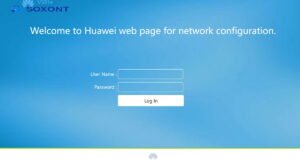 Huawei V591E 7 HUAWEI V591e 50G PON 10GE WIFI7 Firmware login page